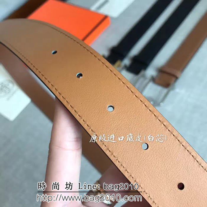 愛馬仕HERMES 2.0升級版 Hermes-LICOL BELT 官網同步 原版皮高端男士皮帶 HHG1538
